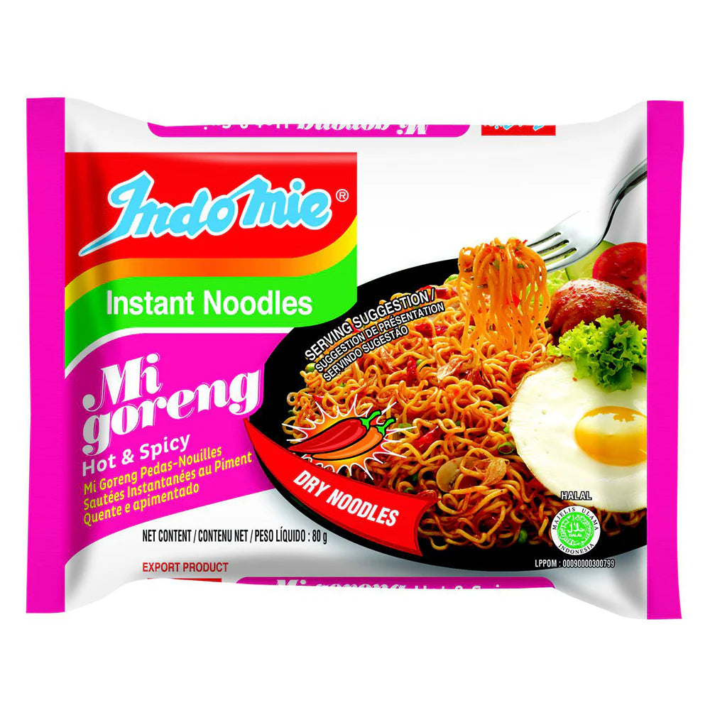Indomie Noodles Mi Goreng Hot and Spicy 80g